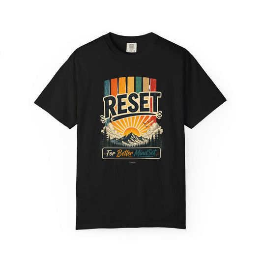 HUMANWARE : RESET For Better Mindset. Retro Nature T-Shirt