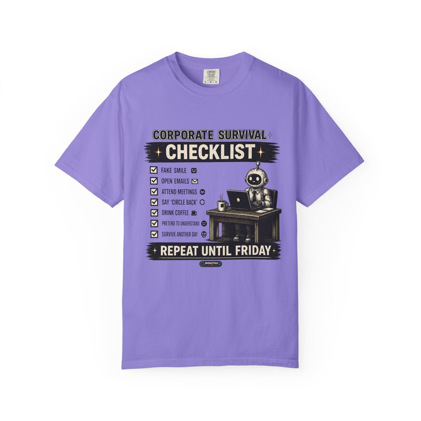 Corporate Survival Checklist T-Shirt