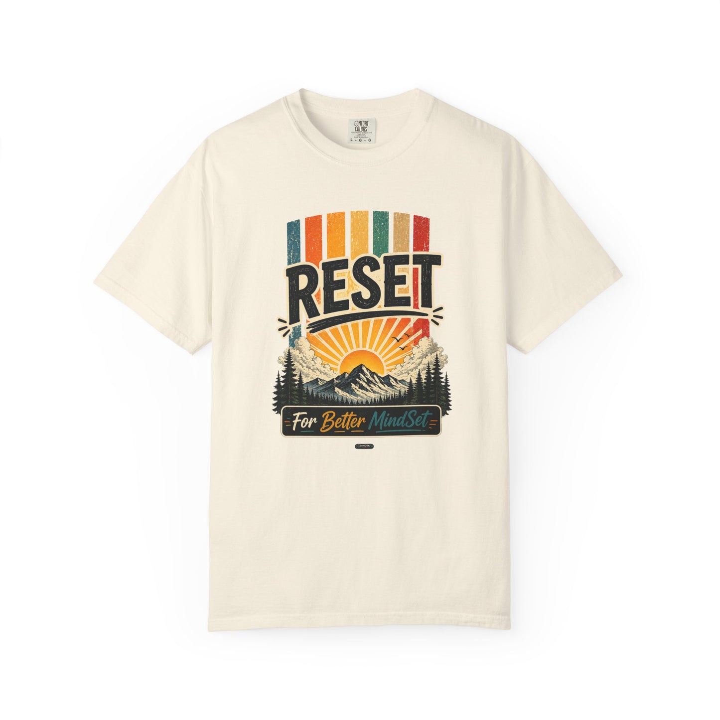 HUMANWARE : RESET For Better Mindset. Retro Nature T-Shirt