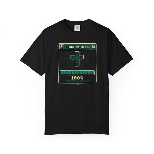 DigitalDivine: Peace Installed Faith Graphic T-Shirt