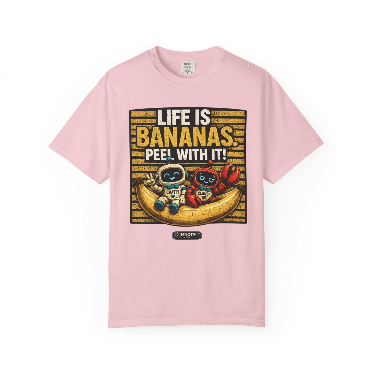Life Is Bananas. Peel With It!" Retro T-Shirt