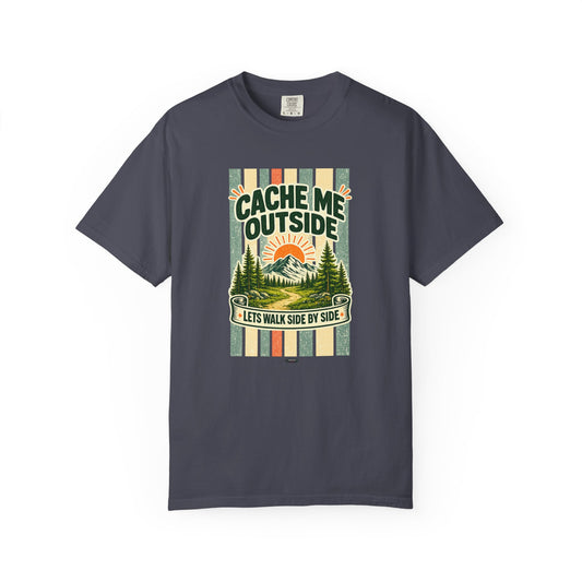 HUMANWARE : CACHE ME OUTSIDE Retro Nature T-Shirt