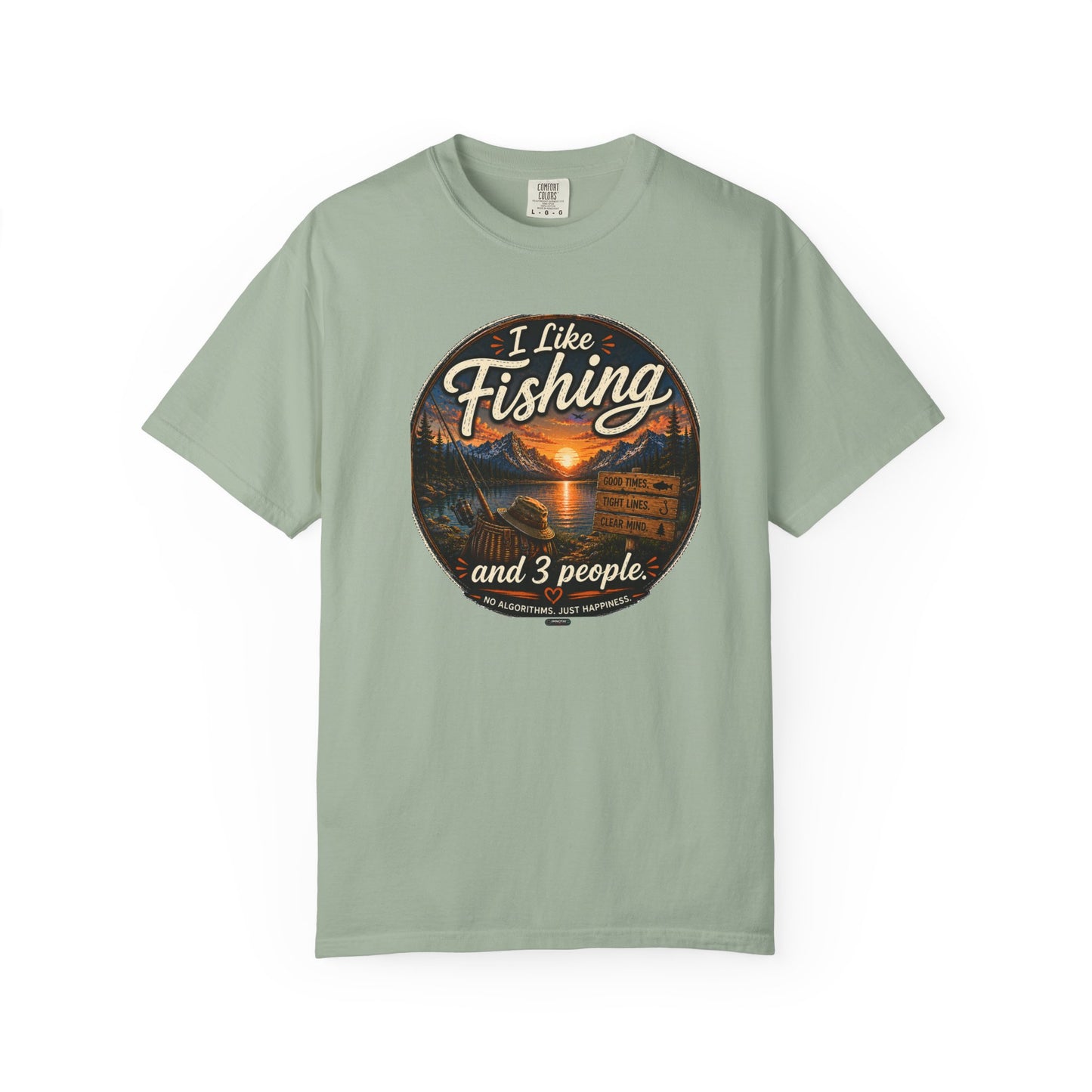 I Like Fishing and 3 People T-shirt