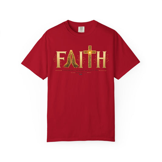 DigitalDivine: Faith Cross - "Confidence In What We Can’t See" T-SHIRT- (Light Colors Version)