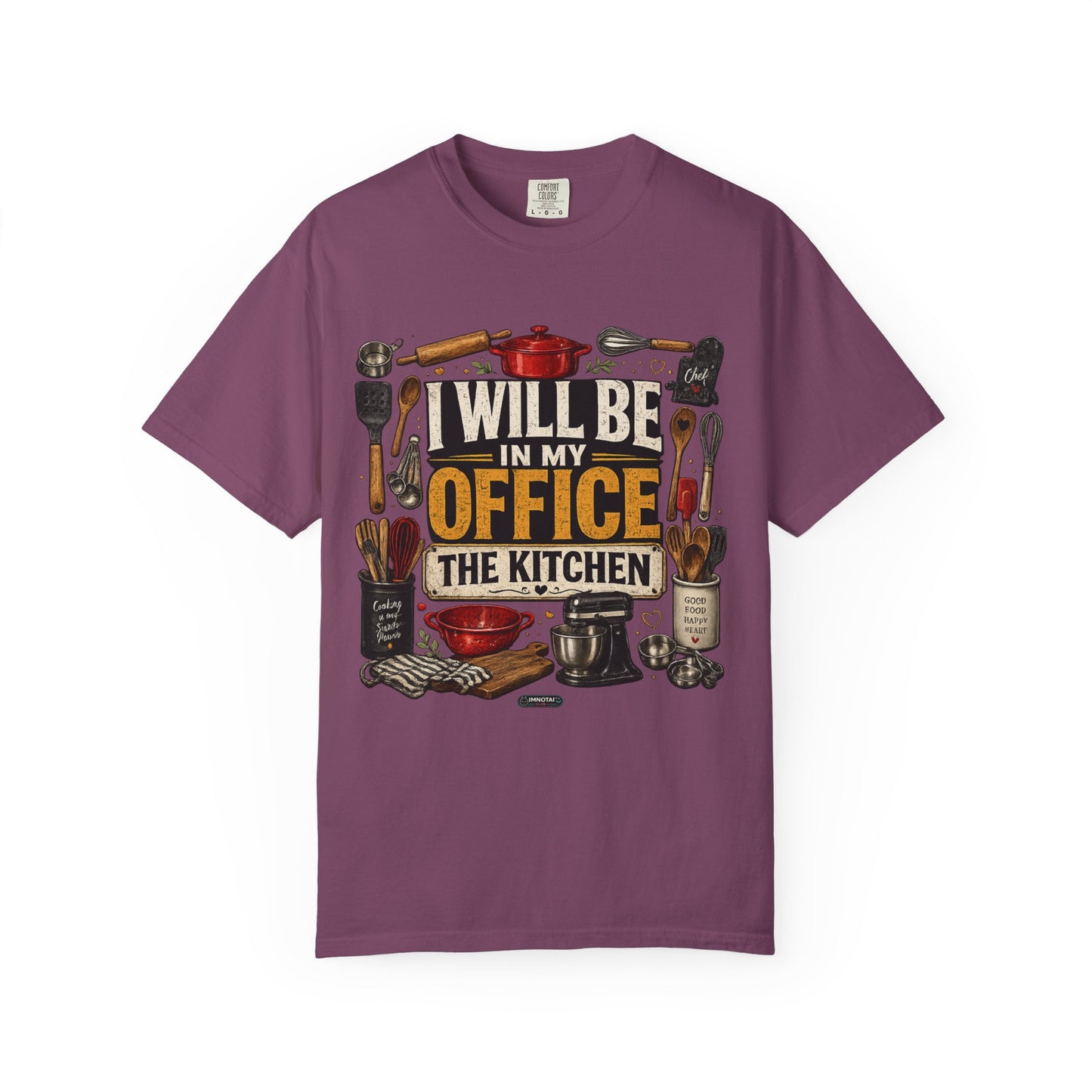 Dad Rule Kitchen Is My Office T-Shirt — Funny Chef/Cook Shirt