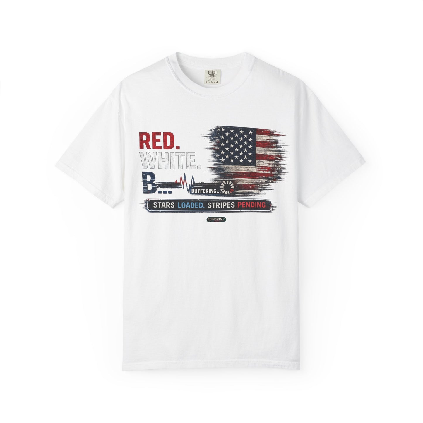 USA Distressed American Flag - Buffering