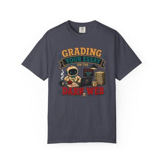 BTS: Grading Your Essay in the Dark Webb - Graphic Tee (Teacher / Parent Humor)