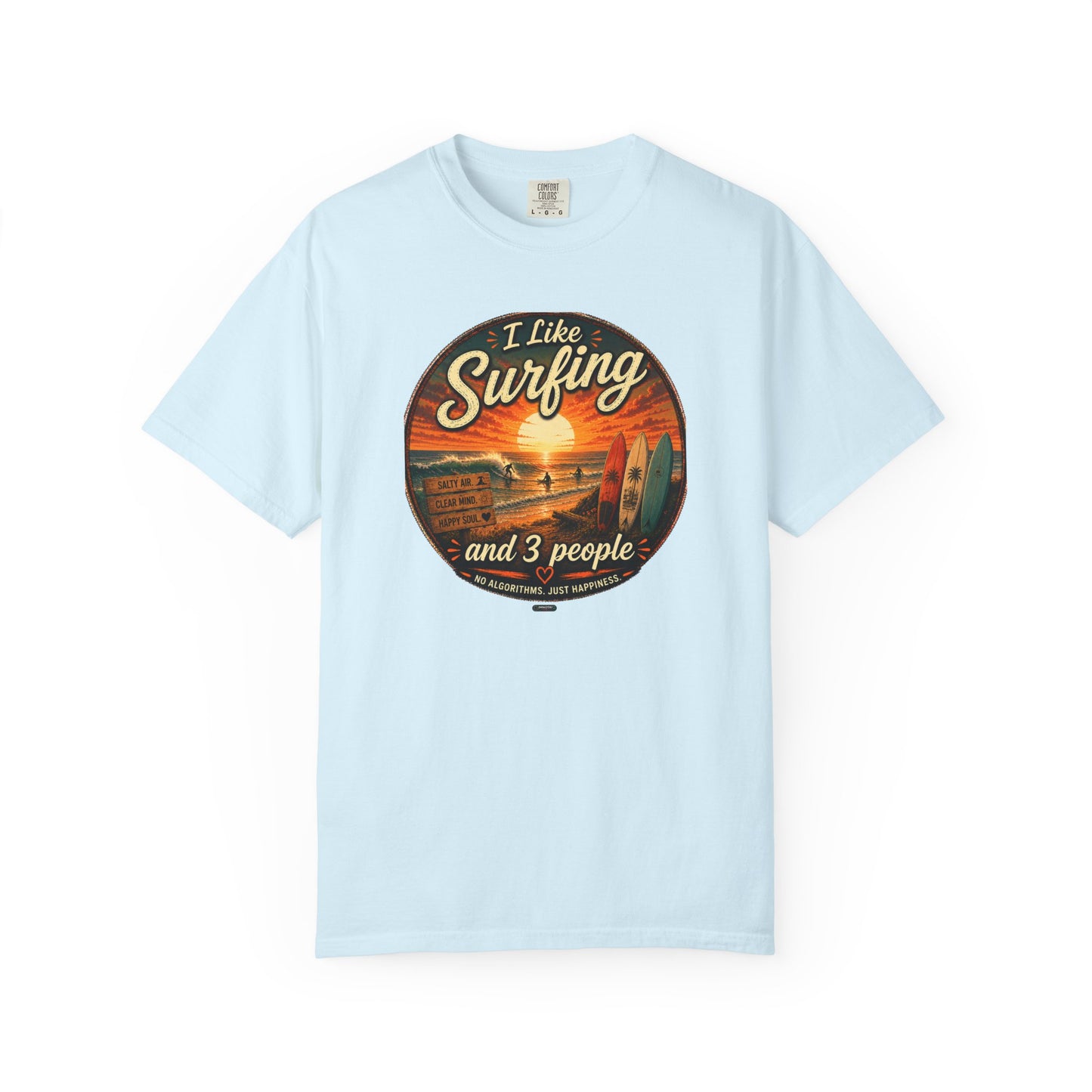I Like Surfing and 3 People T-shirt