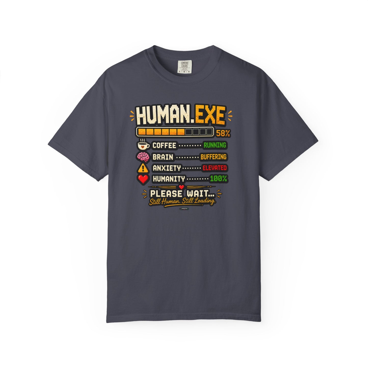 Human.EXE Loading Funny Graphic T-shirt