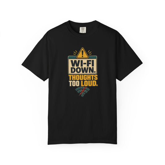 Wi‑Fi Down Funny Internet Error Graphic Tee