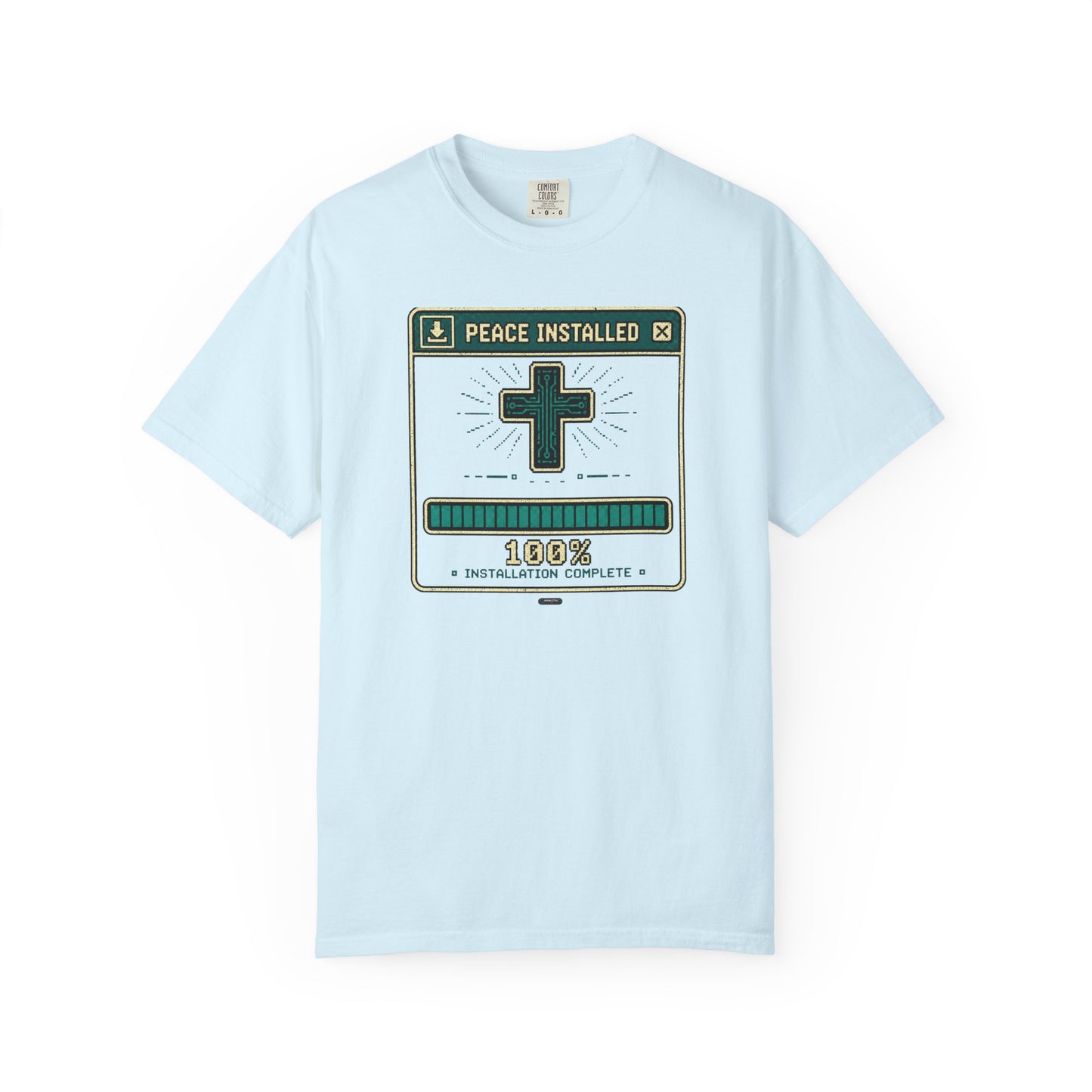 DigitalDivine: Peace Installed Faith Graphic T-Shirt