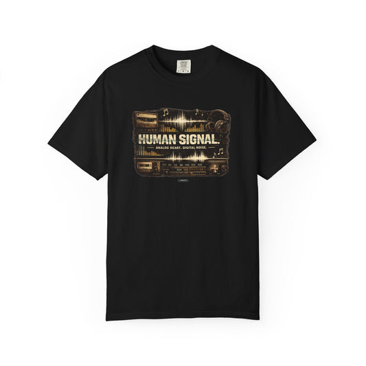 Human Signal Analog Heart Digital Noise T-Shirt
