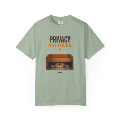 CAT: Privacy Not Found Cat T-Shirt