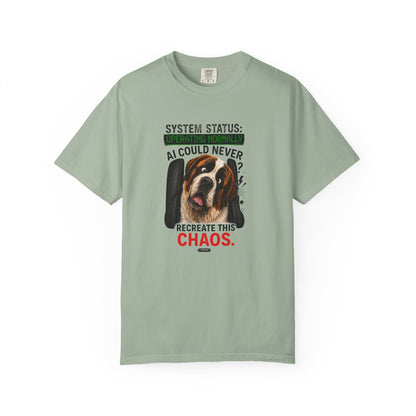 DOG St. Bernard: AI Could Never Recreate This Chaos T-Shirt