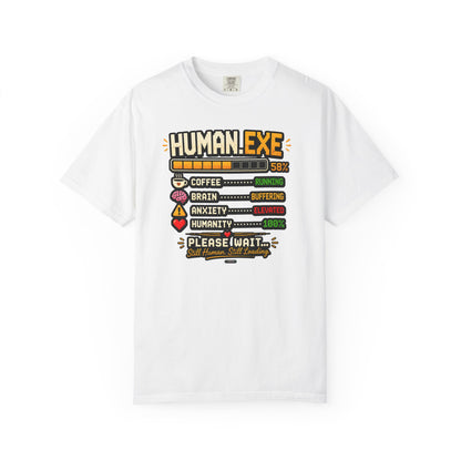 Human.EXE Loading Funny Graphic T-shirt