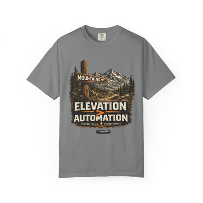 Mountains Elevation is GREATER Than Automation T-Shirt