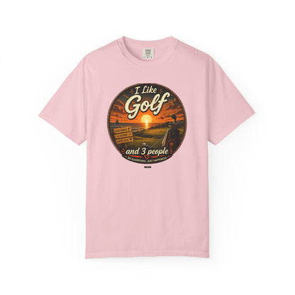 I Like Golf and 3 People T-shirt
