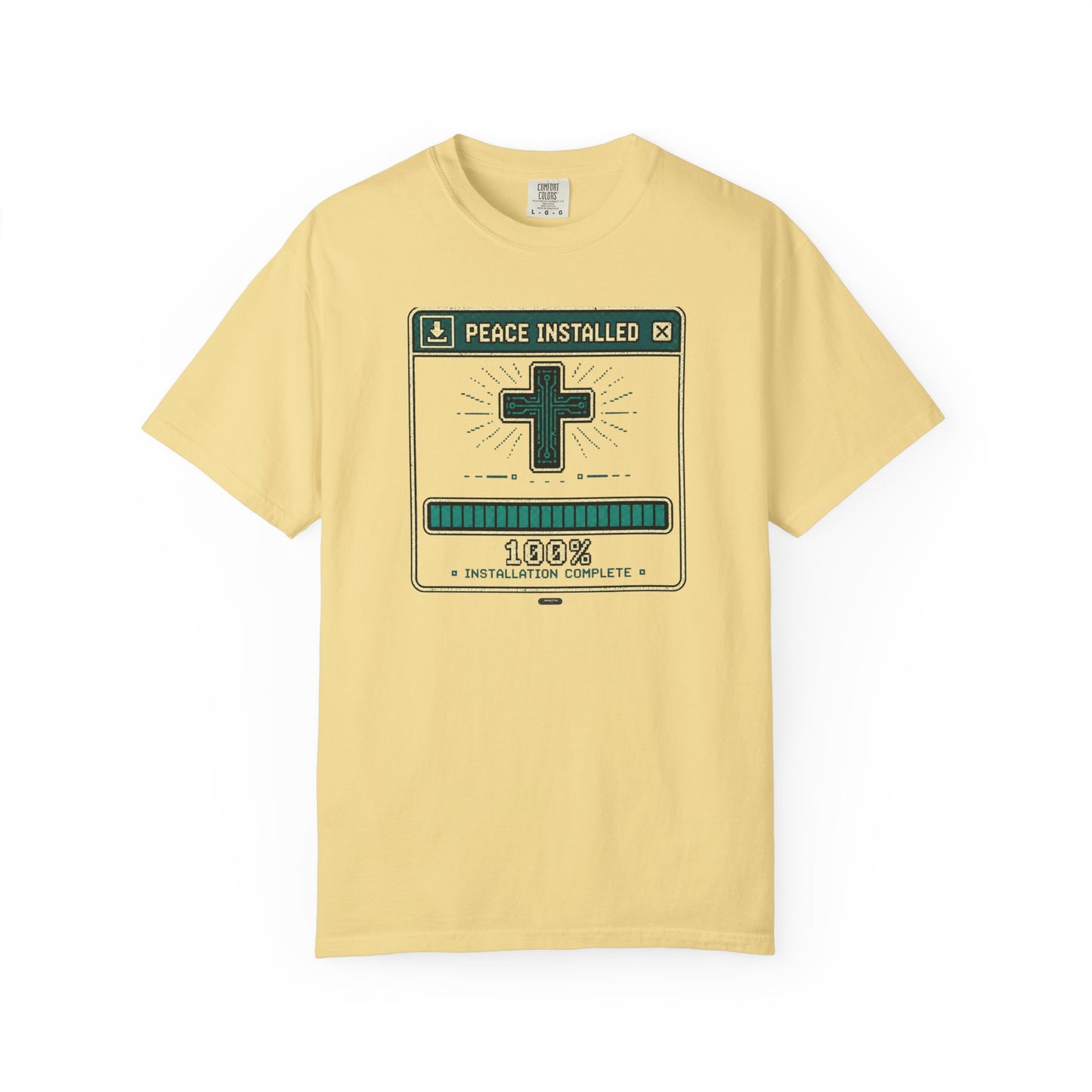 DigitalDivine: Peace Installed Faith Graphic T-Shirt