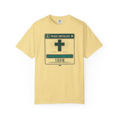 DigitalDivine: Peace Installed Faith Graphic T-Shirt