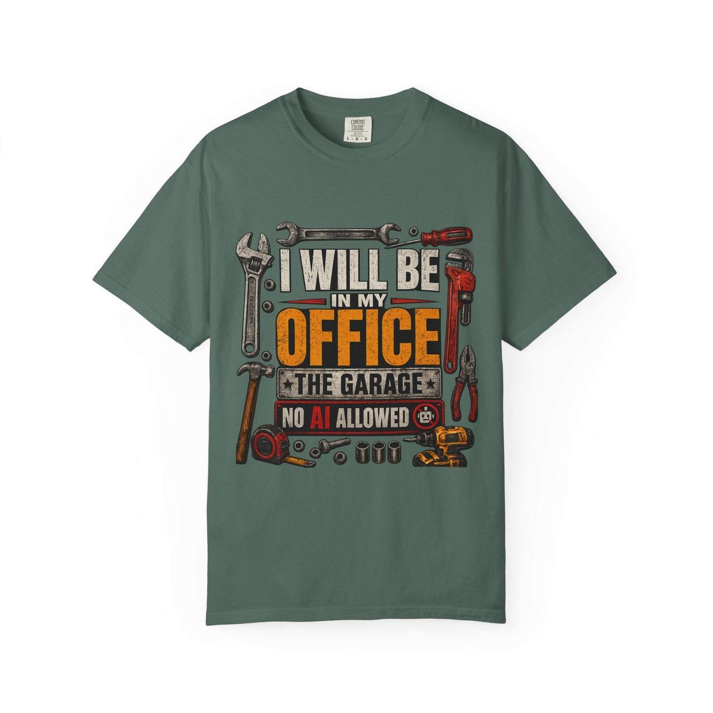 “I Will Be in My Office (The Garage) — No AI Allowed”