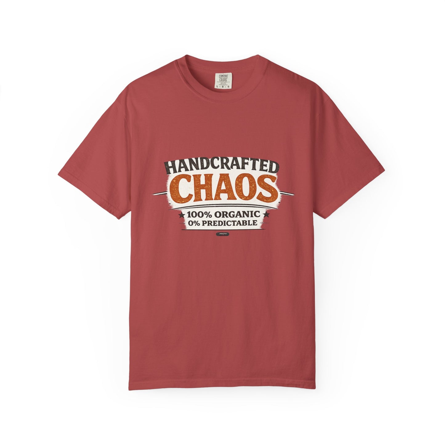 Handcrafted Chaos T-Shirt — Funny Organic 0% Predictable Graphic Tee