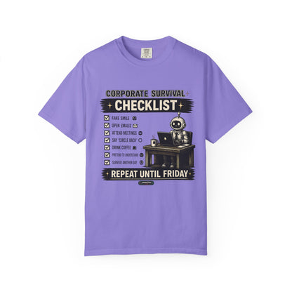 Corporate Survival Checklist T-Shirt