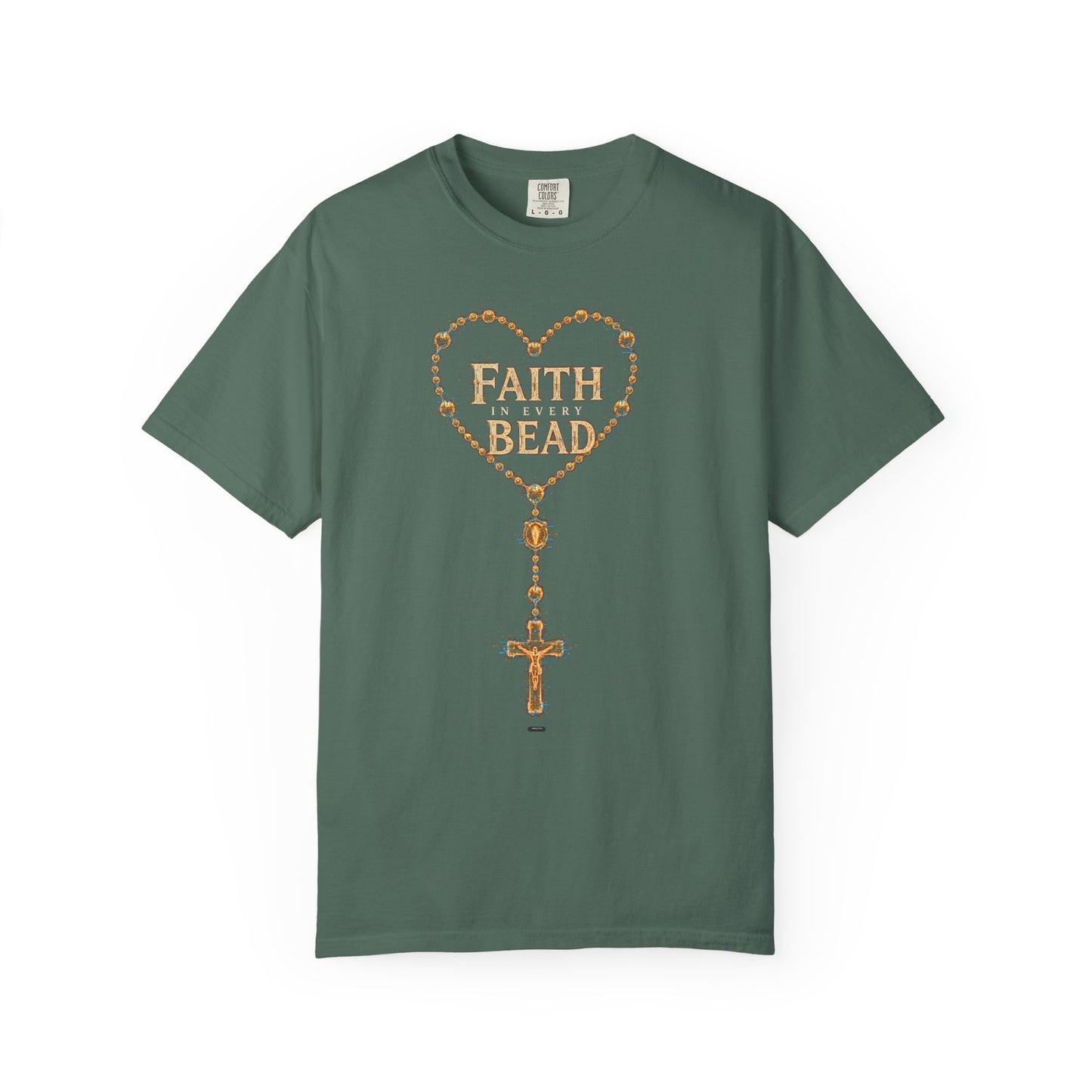 DigitalDivine: FAITH On Every Bead Religious Tee