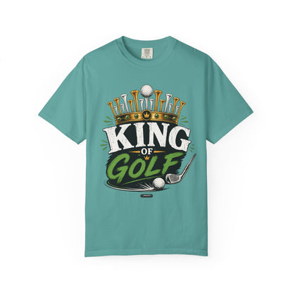 King of Golf T-Shirt — Crowned Golfer Graphic Tee