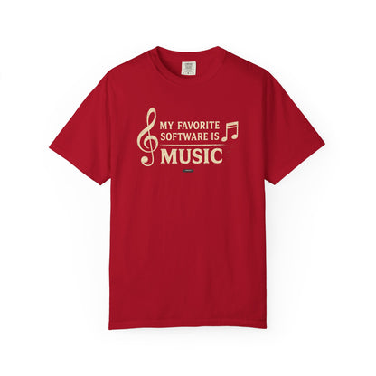 Music "My Favorite Software Is Music" T-Shirt