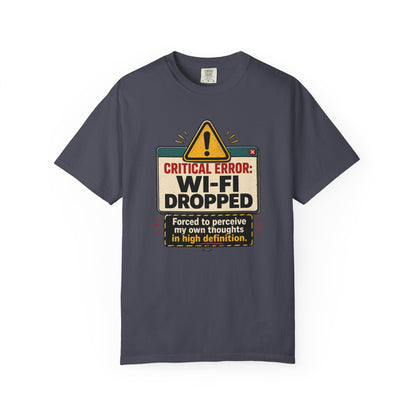 Wi‑Fi Dropped Funny Internet Error Graphic Tee
