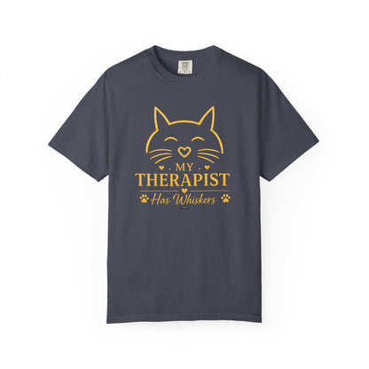 CAT My Therapist Has Whiskers T-Shirt