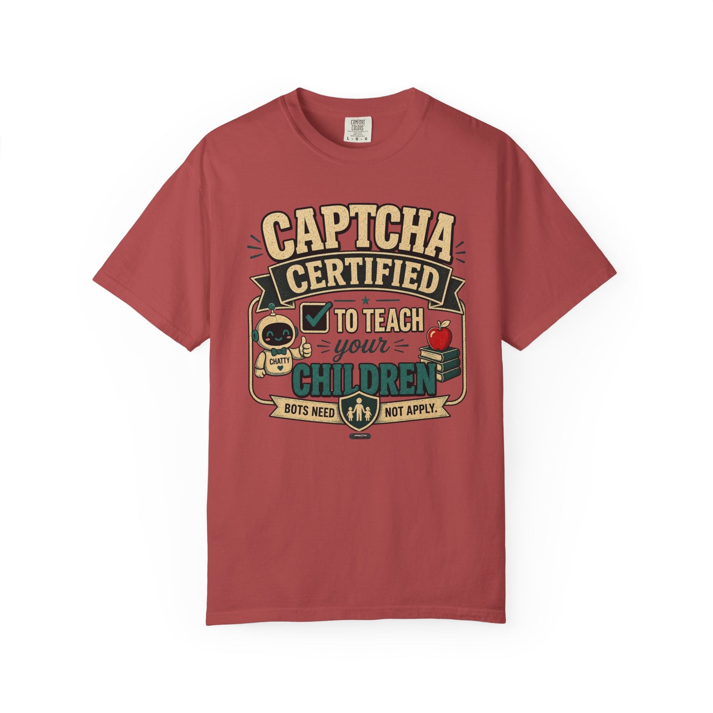 BTS: CAPTCHA Certified to Teach Your Children-Graphic Tee (Teacher / Parent Humor)