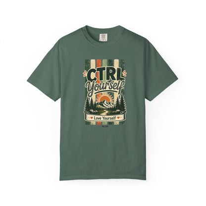 HUMANWARE : CTRL YOURSELF  Retro Nature T-Shirt