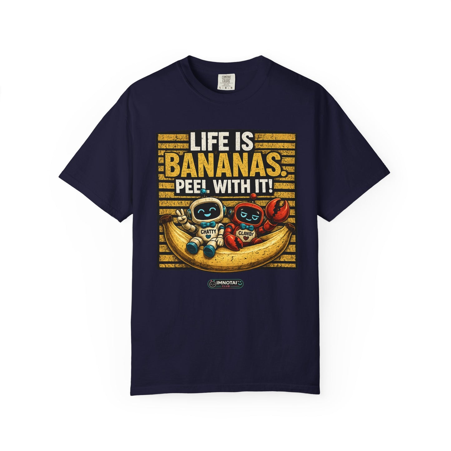 Life Is Bananas. Peel With It!" Retro T-Shirt