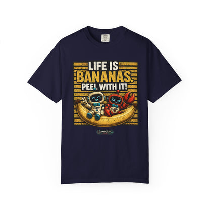 Life Is Bananas. Peel With It!" Retro T-Shirt