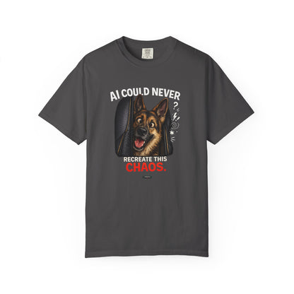 DOG German Shepherd: AI Could Never Recreate This Chaos T-Shirt