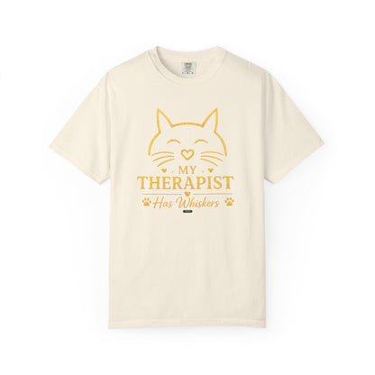 CAT My Therapist Has Whiskers T-Shirt
