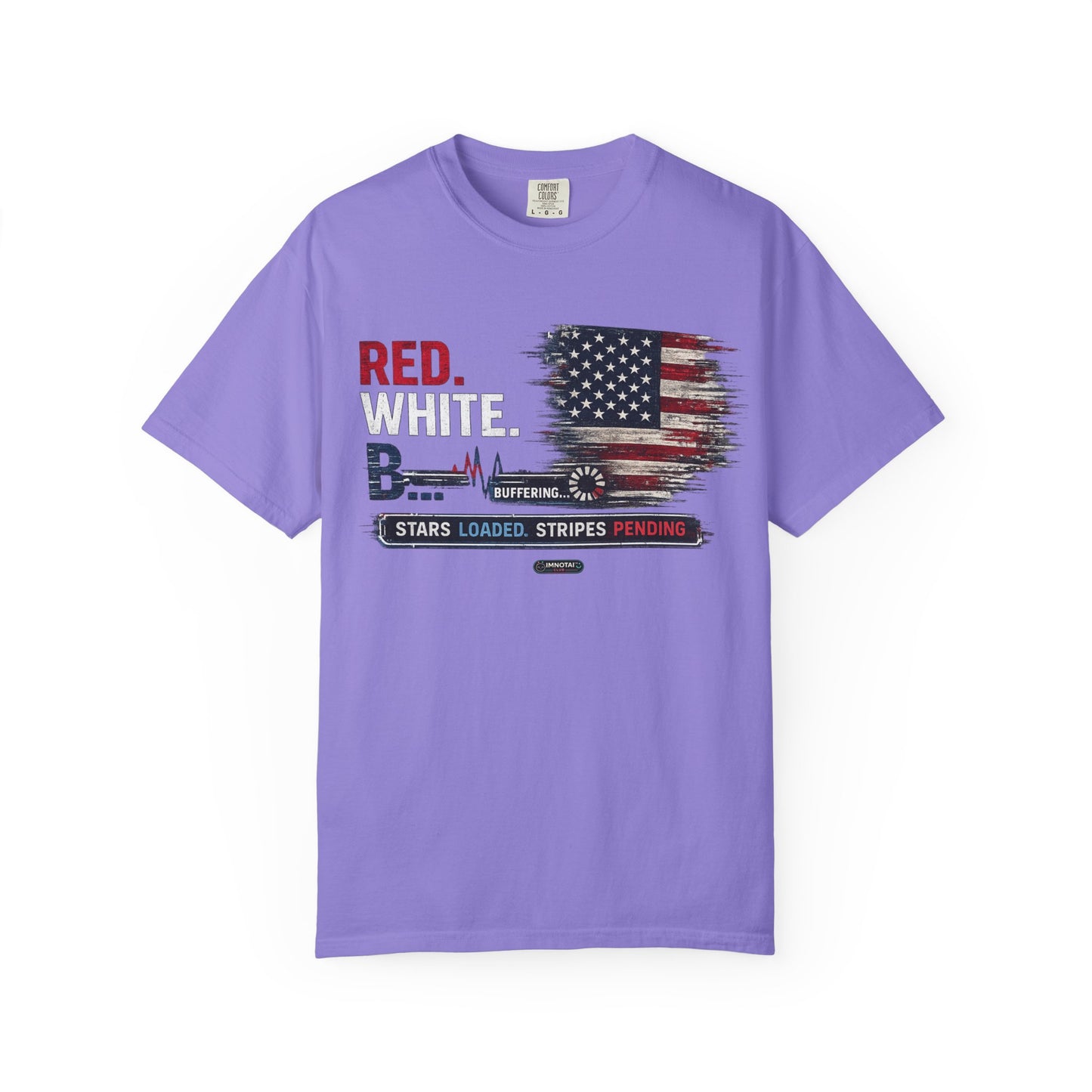 USA Distressed American Flag - Buffering