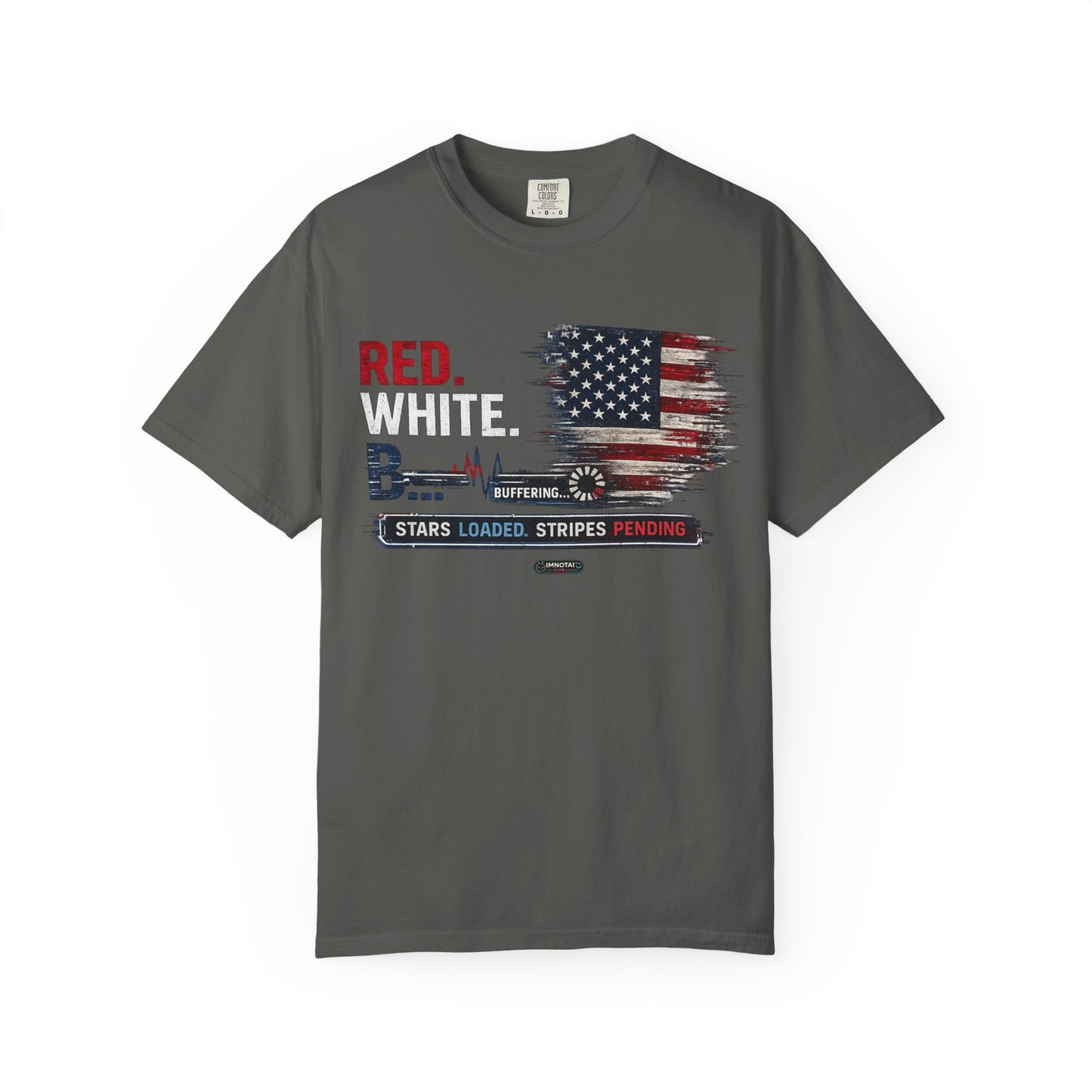 USA Distressed American Flag - Buffering
