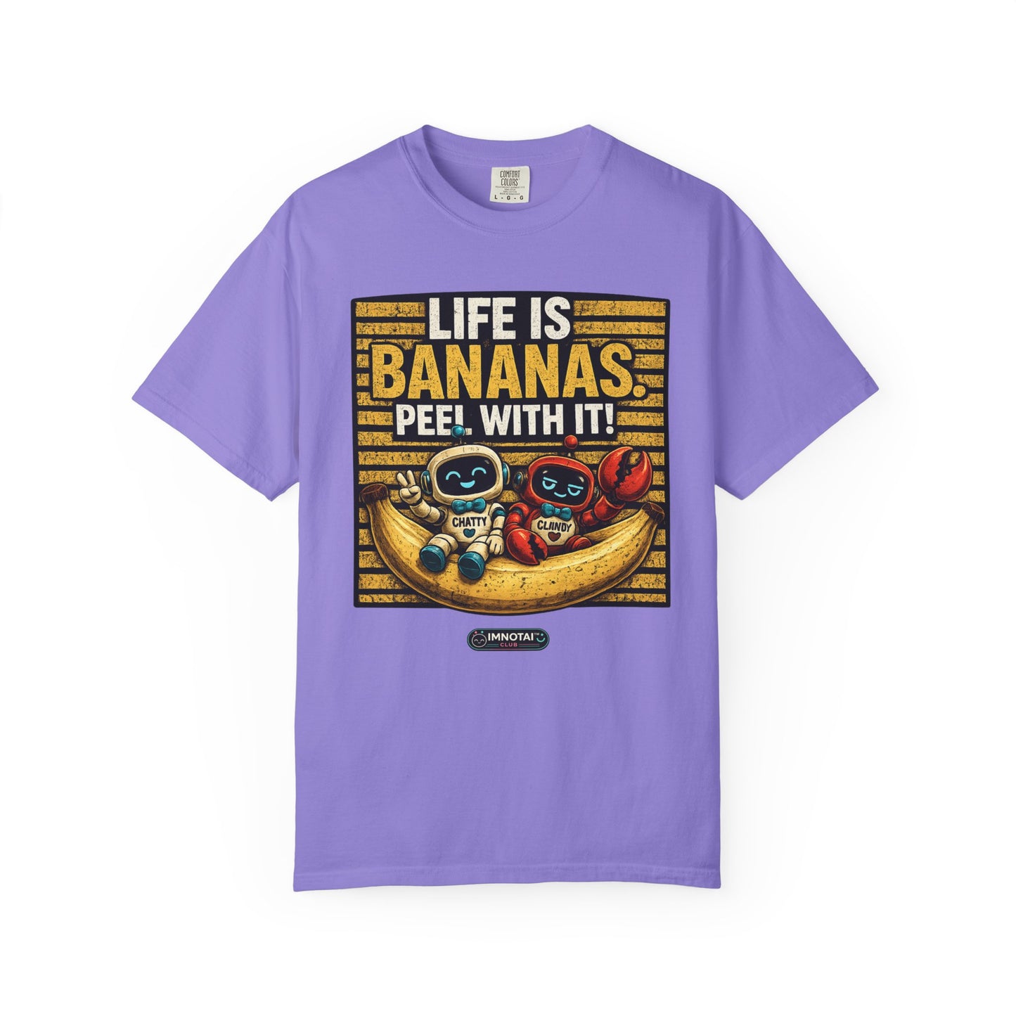 Life Is Bananas. Peel With It!" Retro T-Shirt