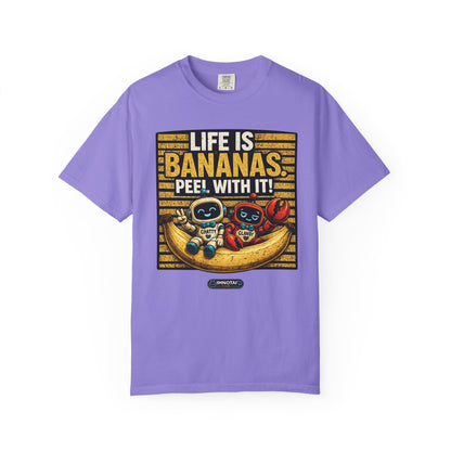 Life Is Bananas. Peel With It!" Retro T-Shirt