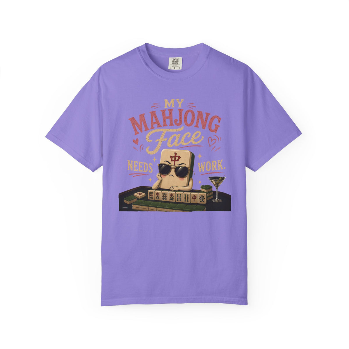 MAHJONG: My Face Need Works  T-Shirt