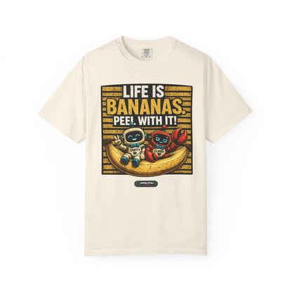 Life Is Bananas. Peel With It!" Retro T-Shirt