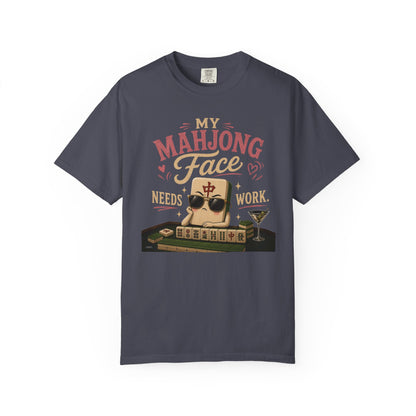 MAHJONG: My Face Need Works  T-Shirt