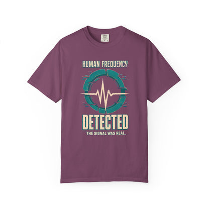 MUSIC: Human Frequency Detected" Graphic Tee