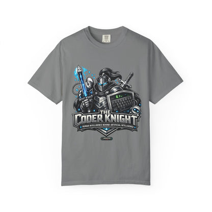 Coder Knight T-Shirt — Gaming & Programmer Graphic Tee