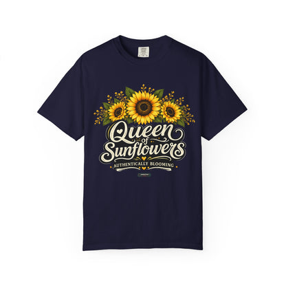 Queen of Sunflowers AUTHENTICALLY BLOOMING T-Shirt