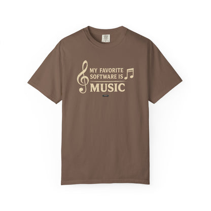 Music "My Favorite Software Is Music" T-Shirt