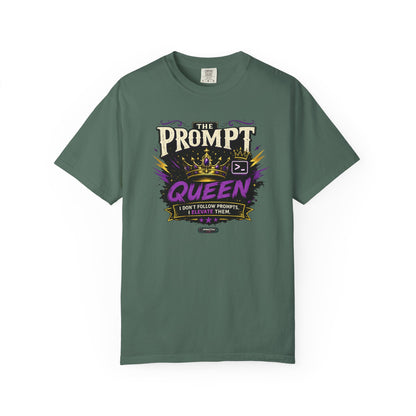 Prompt Queen" Graphic Tee with Crown Design