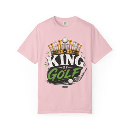 King of Golf T-Shirt — Crowned Golfer Graphic Tee
